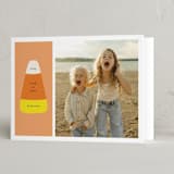 "Candy Corn" - Halloween Cards in Jack O' Lantern by Alexandra Cohn - Folded Card