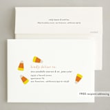 "Candy Corn" - Halloween Cards in Jack O' Lantern by Alexandra Cohn - FREE Recipient Addressing