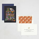 "Halloween House" - Halloween Cards in Persimmon by Becky Nimoy - Assembled
