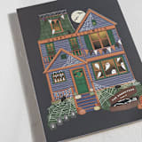 "Halloween House" - Halloween Cards in Persimmon by Becky Nimoy - Detail