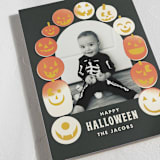 "Pumpkin Arch" - Halloween Cards in Storm by Baumbirdy - Detail