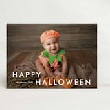 "Happy moments" - Halloween Cards in Cotton by Stacey Meacham - Front