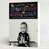 "Spooky Kooky Creepy Scary" - Halloween Cards in Ghoulish by Ashley DeMeyere - Folded Card