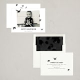 "Batty" - Halloween Cards in Midnight by Angela Garrick - Assembled