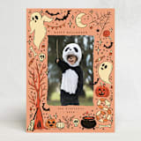 "halloween frame" - Halloween Cards in Pumpkin by Anastasia Makarova - Front