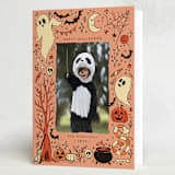 "halloween frame" - Halloween Cards in Pumpkin by Anastasia Makarova - Folded Card