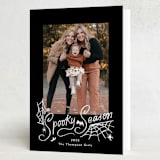"Spooky Season" - Halloween Cards in Midnight by Becky Nimoy - Folded Card