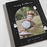 "Ghostly" - Halloween Cards in Graveyard by Pixel and Hank - Detail
