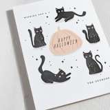 "Halloween Cats" - Halloween Cards in Chalk by Angela Thompson - Detail