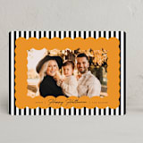 "Halloween Stripes" - Halloween Cards in Pumpkin by Brittany Braithwaite - Front