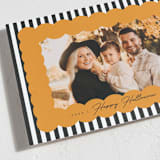 "Halloween Stripes" - Halloween Cards in Pumpkin by Brittany Braithwaite - Detail