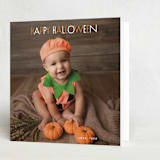 "Sweet Pumpkin" - Halloween Cards in Pumpkin by Brynne Foster - Folded Card