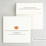 "Sweet Pumpkin" - Halloween Cards in Pumpkin by Brynne Foster - FREE Recipient Addressing