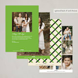 "Retro Pop" - Halloween Cards in Lime by Stacey Day - Back of Card Options