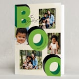 "Retro Pop" - Halloween Cards in Lime by Stacey Day - Folded Card