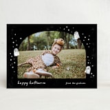 "Ghostly" - Halloween Cards in Graveyard by Pixel and Hank - Front