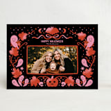 "Ghostly Greetings" - Halloween Cards in Raven by Masha Zimovich - Front