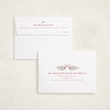 "Twelve Days" - Holiday Cards in Santa Suit by Leah Bisch - FREE Recipient Addressing