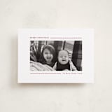 "Candy Cane Lines" - Holiday Cards in Candy Cane by Allison Orszak - Front