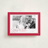 "Christmas Glory" - Holiday Cards in Ruby by Alston Foster - Front