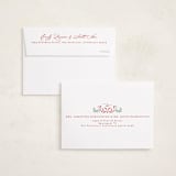 "Charming" - Holiday Cards in Cherry by Tamara Hilje - FREE Recipient Addressing