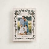 "Merriest Botanicals" - Holiday Cards in Champagne by Angel Walker - Front