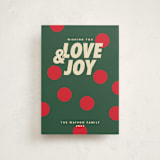 "Christmas polka" - Holiday Cards in Pine by Creo Study - Front