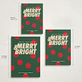 "Christmas polka" - Holiday Cards in Pine by Creo Study - Formats Available