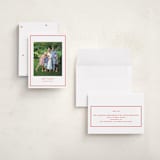 "Bowery" - Holiday Cards in Candy Cane by Megan Davis - Assembled