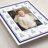 "Little Trees" - Holiday Cards in Blue Spruce by Corinne Malesic - Detail
