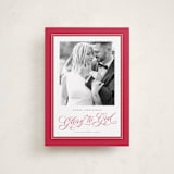 "Christmas Glory" - Holiday Cards in Ruby by Alston Foster - Front