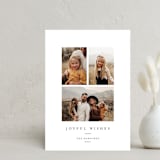"Joyful Trio" - Holiday Cards in Noir by Angela Thompson - Front
