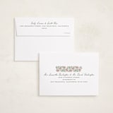 "Floral block print" - Holiday Cards in Forest by Creo Study - FREE Recipient Addressing