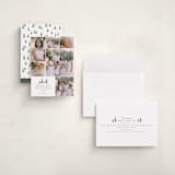 "Among the Pines" - Holiday Cards in Porcelain by Everett Paper Goods - Assembled