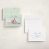"Julep" - Holiday Cards in Mint by Megan Davis - Assembled