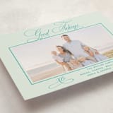 "Julep" - Holiday Cards in Mint by Megan Davis - Detail