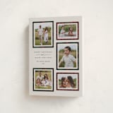 "Plaid Gallery" - Holiday Cards in Eggnog by Erica Krystek - Folded Card