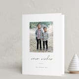 "warmwishes" - Holiday Cards in Wreath by Bethany McDonald - Folded Card