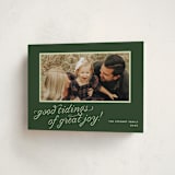 "cotillion" - Holiday Cards in Evergreen by Megan Davis - Folded Card