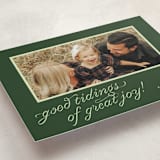 "cotillion" - Holiday Cards in Evergreen by Megan Davis - Detail