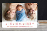 "The More, the Merrier" - Holiday Cards in Snowflake by Carolyn MacLaren - Front