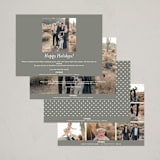 "Heaven + Nature" - Holiday Cards in Ash by Melissa Egan of Pistols - Back of Card Options