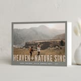 "Heaven + Nature" - Holiday Cards in Ash by Melissa Egan of Pistols - Folded Card