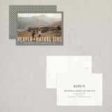 "Heaven + Nature" - Holiday Cards in Ash by Melissa Egan of Pistols - Assembled