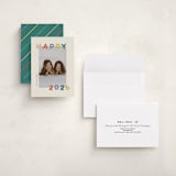 "Dancing Happy" - Holiday Cards in Fruitcake by Sarah Hawkins Designs - Assembled