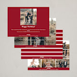 "Modern Simplicity" - Holiday Cards in Snow by Ashley Rosenbaum - Back of Card Options