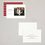 "Modern Simplicity" - Holiday Cards in Snow by Ashley Rosenbaum - Assembled