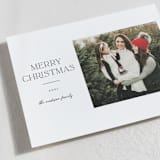 "Modern Simplicity" - Holiday Cards in Snow by Ashley Rosenbaum - Detail