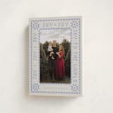"Endless Joy" - Holiday Cards in Periwinkle by Annie Chan - Folded Card