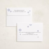 "Endless Joy" - Holiday Cards in Periwinkle by Annie Chan - FREE Recipient Addressing